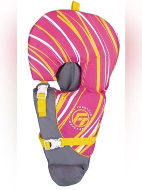 Full Throttle Infant Baby-Safe USCG Approved Life Jacket 0-30lbs NEW (Pink)